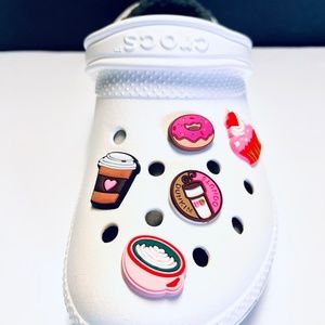 Dunkin Donuts Crocs Shoe Charms Set of 5